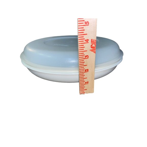 Vintage Tupperware Divided Serving Bowl and Lid 1708-6 Used - Picture 9 of 15